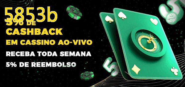 Promoções do cassino ao Vivo 5853b